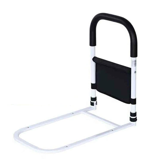 Bed Assist Rail with Foam-Padded Grip and Adjustable Anchor Straps, Tool-Free Setup