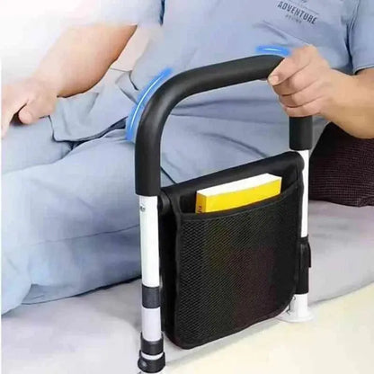 Bed Assist Rail with Foam-Padded Grip and Adjustable Anchor Straps, Tool-Free Setup Avento Goods