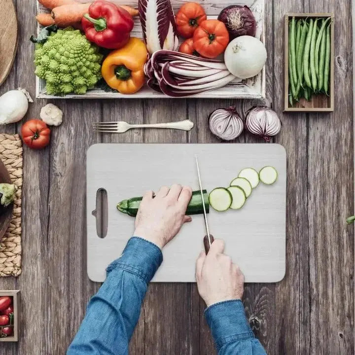 Cutting Board with Hanging Slot and Dishwasher Safe, Slim Composite Nonporous Surface Avento Goods