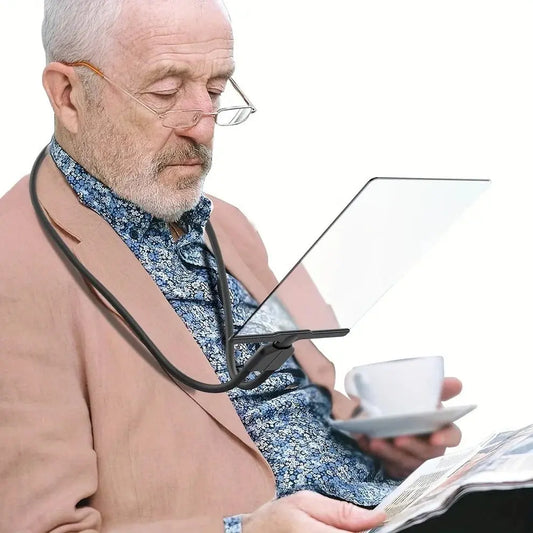 Hands-Free Magnifier with Flexible Gooseneck and Stable Stand, Wide Optical Lens Avento Goods