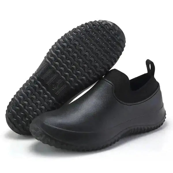 Slip-On Work Shoes with Water-Resistant Uppers and High-Traction Sole, Cushioned Insole Avento Goods