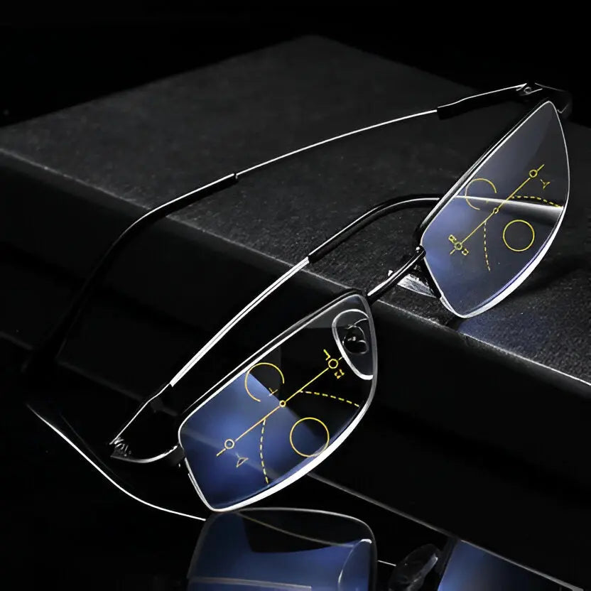 Progressive Glasses with Light-Adaptive Tint and Anti-Reflective Coating Avento Goods