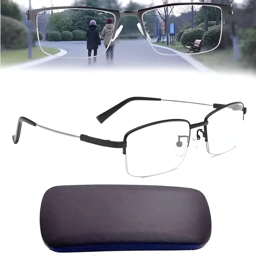 Progressive Glasses with Light-Adaptive Tint and Anti-Reflective Coating Avento Goods