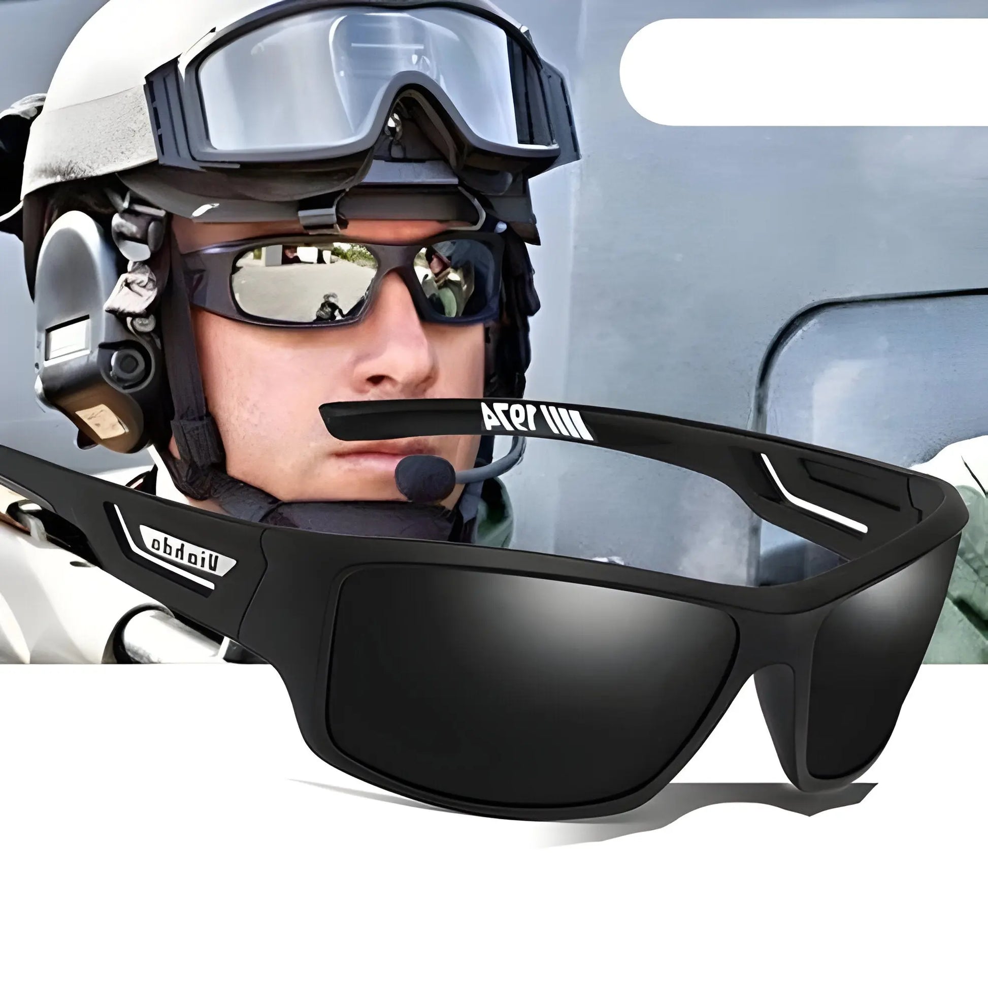 Photochromic Sunglasses with Polarized UV400 Lenses and Lightweight Frame, Microfiber Cloth Avento Goods