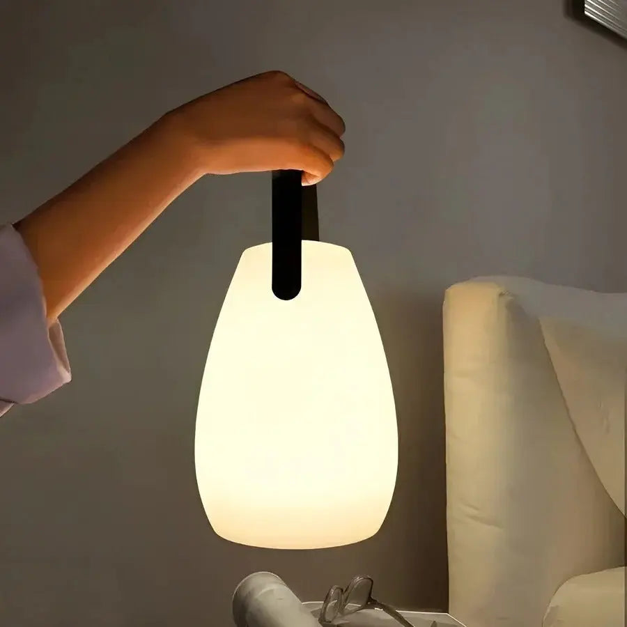 LED Table Lamp with Cordless Rechargeable Battery and Waterproof Design, USB-C Charging Avento Goods