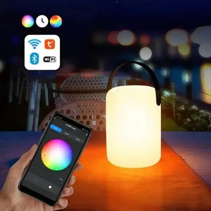 LED Table Lamp with Cordless Rechargeable Battery and Waterproof Design, USB-C Charging Avento Goods