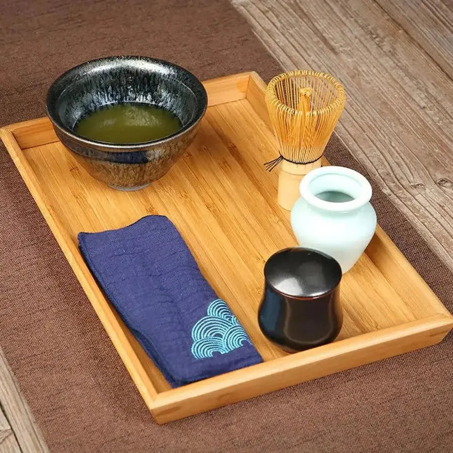 Matcha Tea Set with Bamboo Whisk and Ceramic Bowl, Handcrafted Ceremony Tools Avento Goods