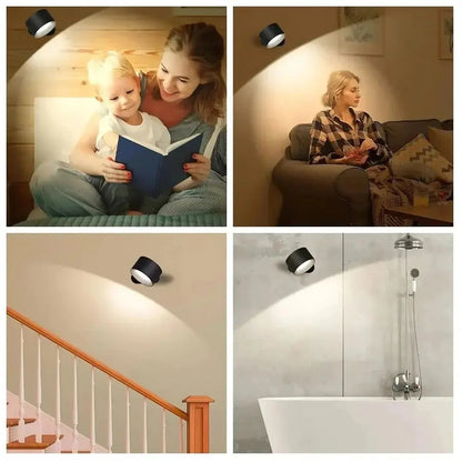 Rechargeable Wall Light Magnetic 360° Ball Joint and Touch Control, USB Type C Avento Goods