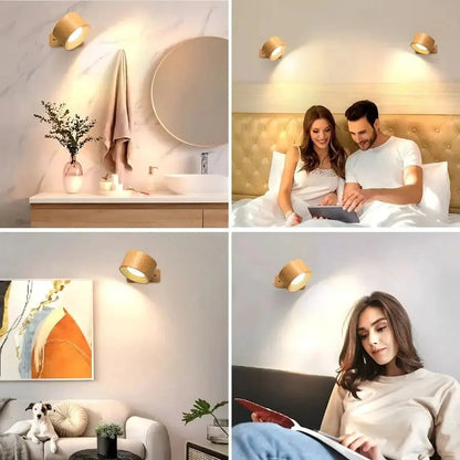 Rechargeable Wall Light Magnetic 360° Ball Joint and Touch Control, USB Type C Avento Goods