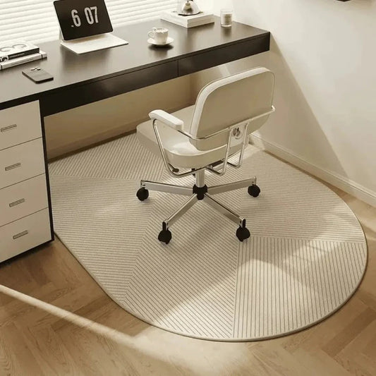 Chair Mat with Non-Slip Backing and Short Pile Surface for Hardwood Floors