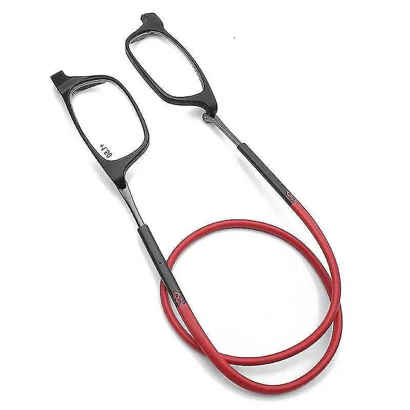 Reading Glasses with Magnetic Bridge and Hanging Neck, Lightweight Unisex Avento Goods