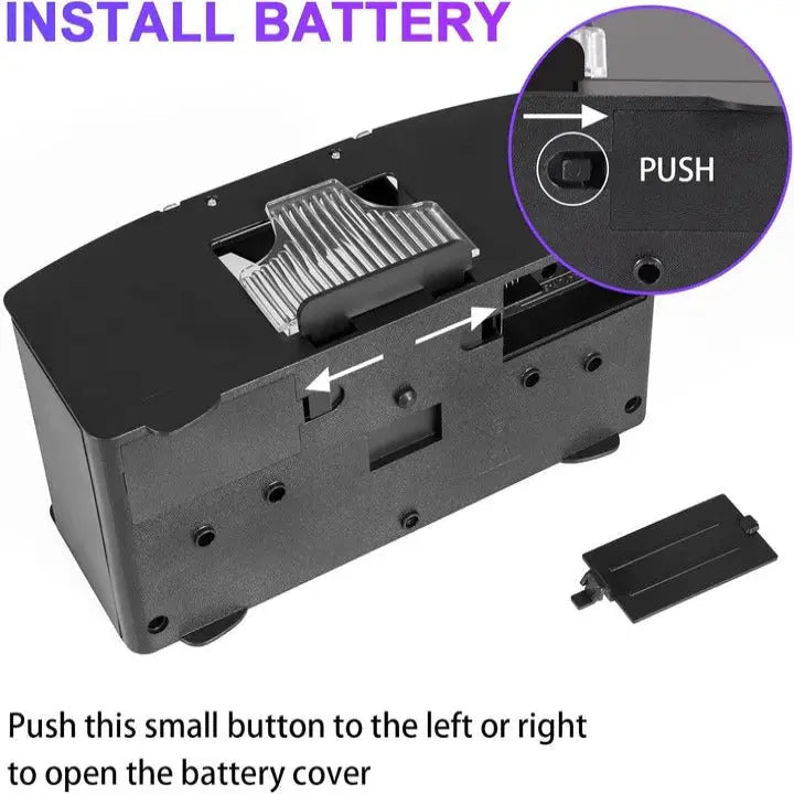 Automatic Card Shuffler with Dual-Deck Capacity and Battery Power, Fits Cards Up to 3.46in Avento Goods