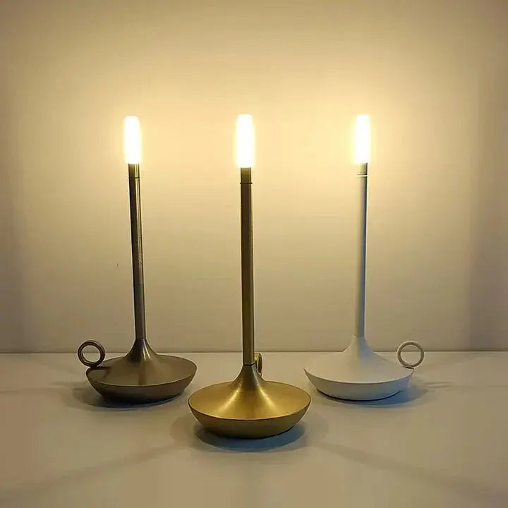 Rechargeable Touch Table Lamp with Smooth Dimming and Warm White LED, USB Charging Avento Goods