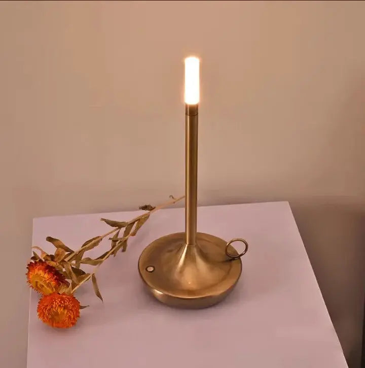 Rechargeable Touch Table Lamp with Smooth Dimming and Warm White LED, USB Charging Avento Goods