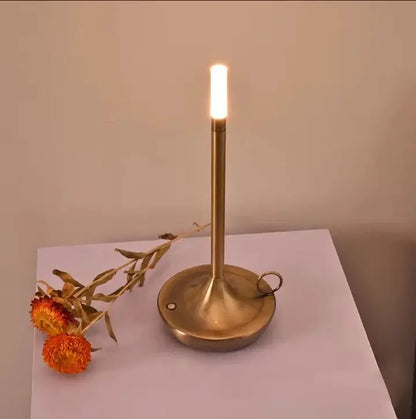 Rechargeable Touch Table Lamp with Smooth Dimming and Warm White LED, USB Charging Avento Goods