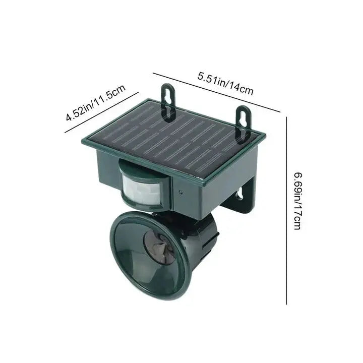 Motion Sensor Bird Deterrent with Adjustable Sensitivity and Sound Modes, Weatherproof Avento Goods