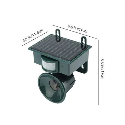 Motion Sensor Bird Deterrent with Adjustable Sensitivity and Sound Modes, Weatherproof Avento Goods