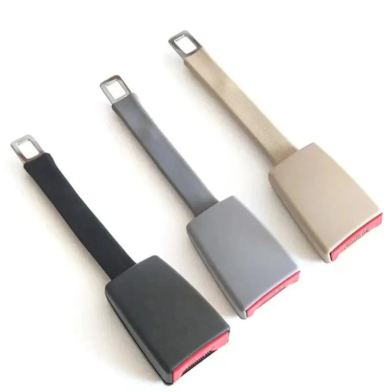 Seat Belt Extender 11in Rigid Stem with Upright Buckle and Toolless Click-In for Most Cars Avento Goods