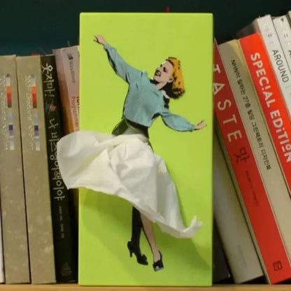 Decorative Tissue Box Cover with Weighted Base and Non-Slip Feet, Skirt-Style Float Avento Goods