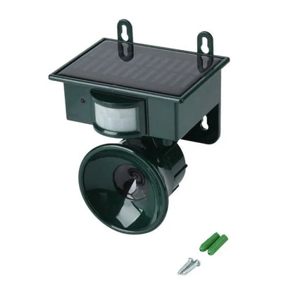 Motion Activated Bird Deterrent with Solar Power and Adjustable Sound, Weather Resistant Avento Goods