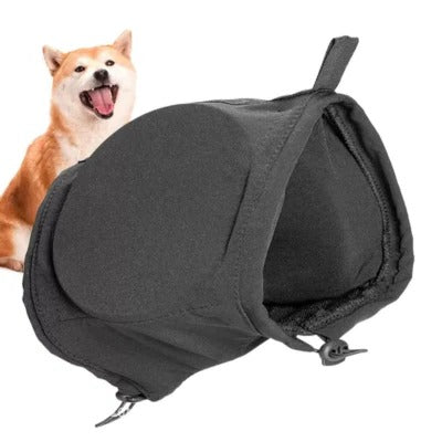 Dog Ear Covers with Noise Reduction and Hooded Warm Lining, Adjustable Fit