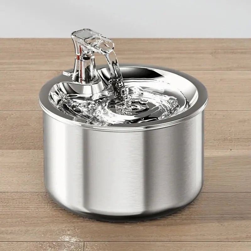 Cat Water Fountain with Stainless Steel Bowl and Motion Sensor, 2.1 Quart Capacity Avento Goods