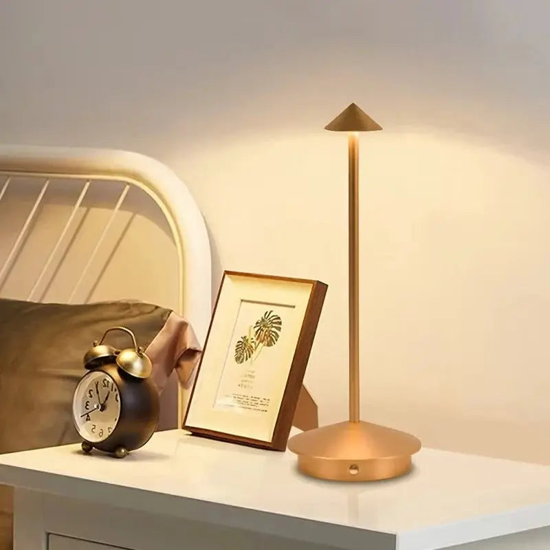 Rechargeable LED Desk Lamp with Touch Controls and 3 Color Modes, USB Charging Avento Goods
