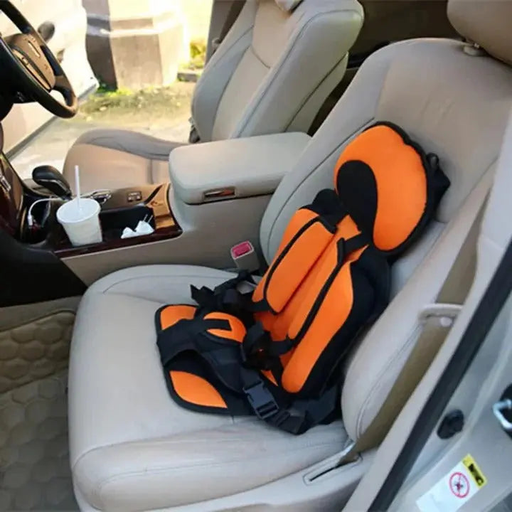 Portable Travel Car Seat with 5-Point Safety Harness and Foldable Design, Carry Bag Avento Goods