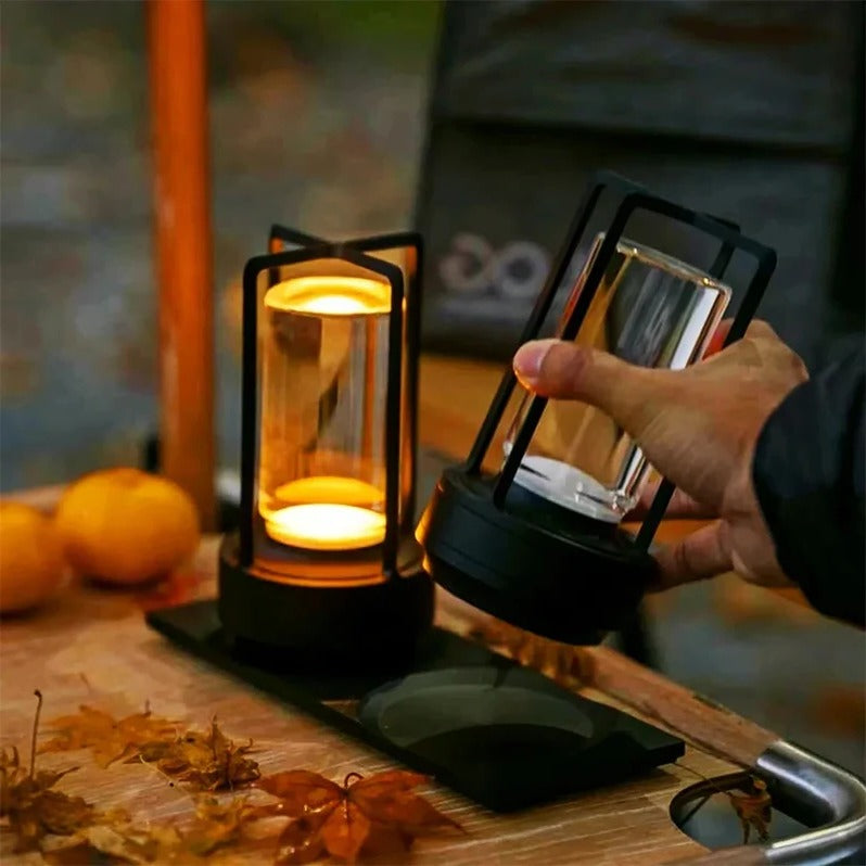 Cordless Table Lamp with USB-C Charging and Touch Dimming, Adjustable Color Temp