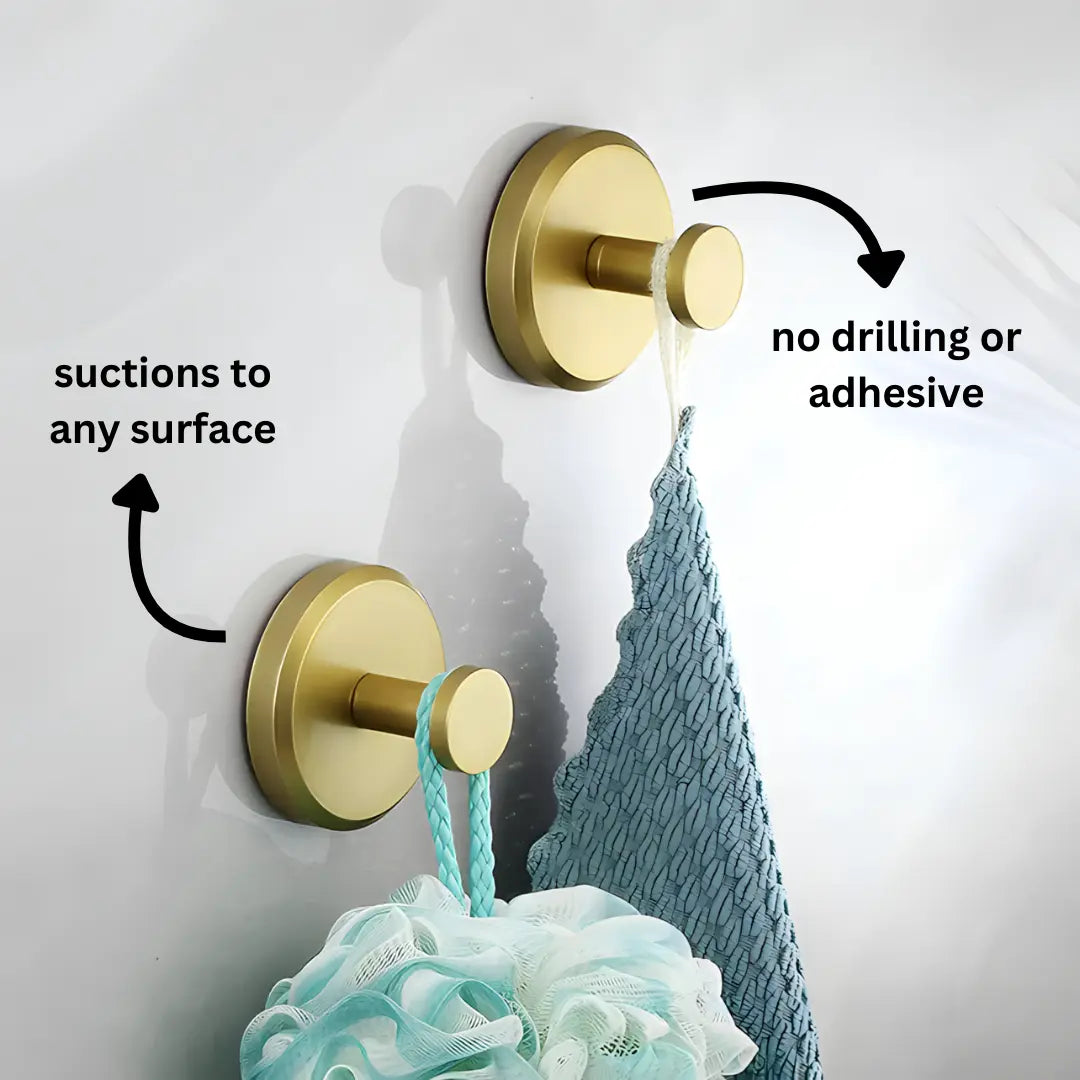 Suction Cup Hook with Locking Vacuum Seal and 15 Lb Load Capacity for Smooth Surfaces Avento Goods
