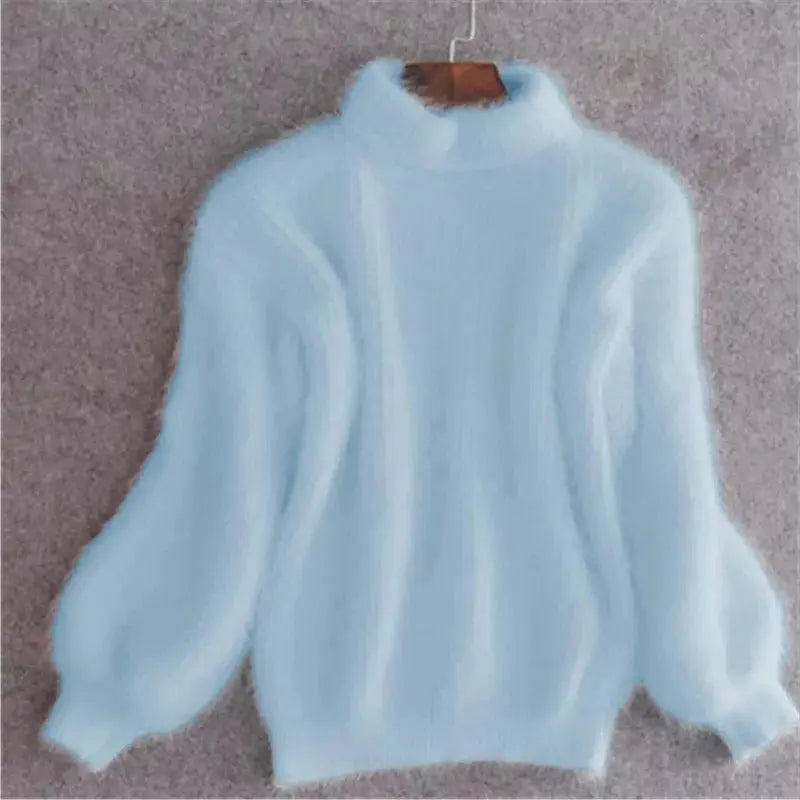 Loose Knit Sweater with Brushed Soft Finish and Relaxed Fit, Long Sleeve Avento Goods
