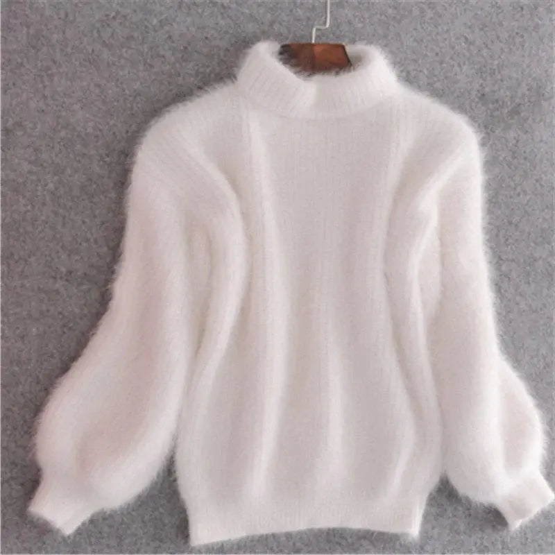 Loose Knit Sweater with Brushed Soft Finish and Relaxed Fit, Long Sleeve Avento Goods