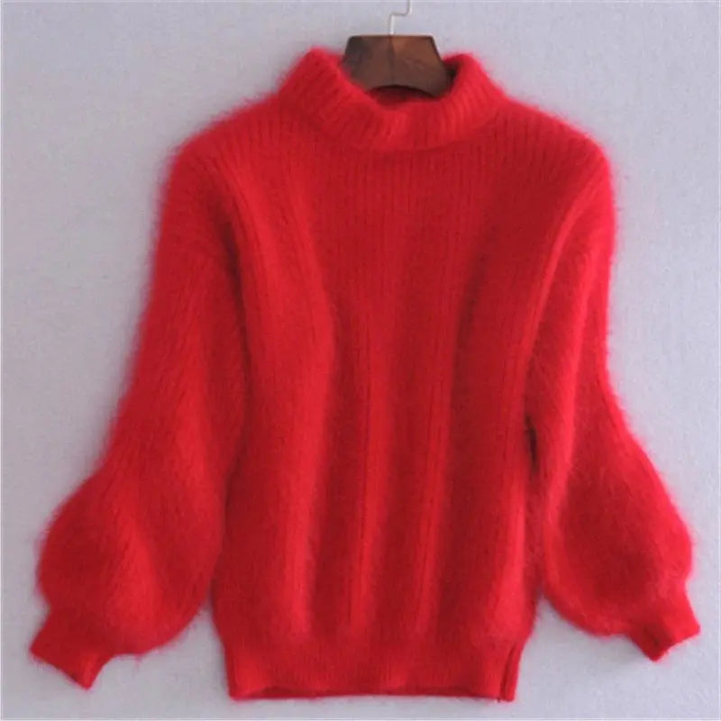 Loose Knit Sweater with Brushed Soft Finish and Relaxed Fit, Long Sleeve Avento Goods