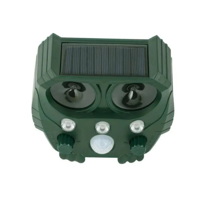 Ultrasonic Animal Repellent with Solar Power and Motion Sensor, Flashing Light Deterrent Avento Goods