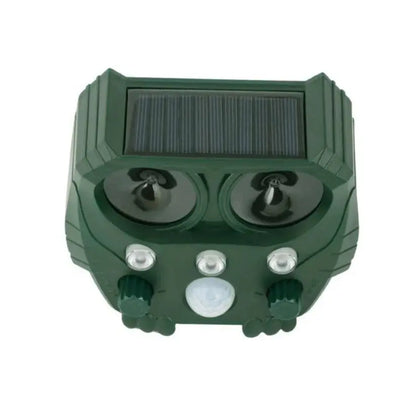 Ultrasonic Animal Repellent with Solar Power and Motion Sensor, Flashing Light Deterrent Avento Goods