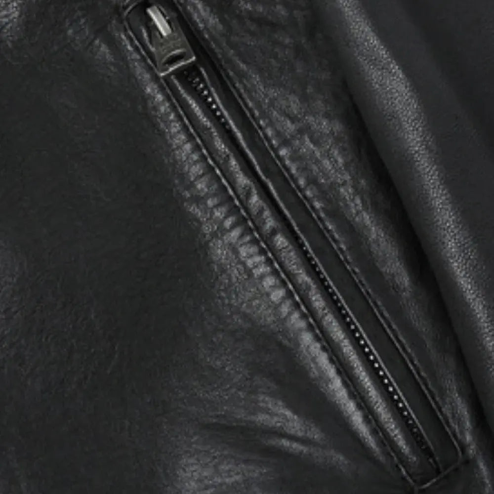 PU Leather Jacket for Men with Soft Lining and Tailored Fit, Lightweight Avento Goods
