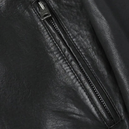 PU Leather Jacket for Men with Soft Lining and Tailored Fit, Lightweight Avento Goods