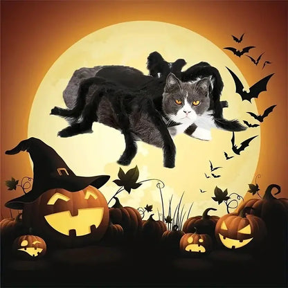 Spider Costume for Pets with Realistic 3D Legs and Adjustable Fit, Soft Breathable Fabric Avento Goods