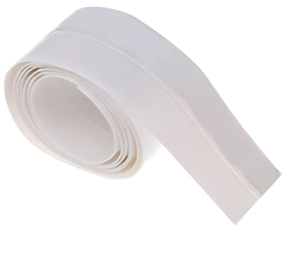 Door Draft Seal Strip with Self-Adhesive Backing and Flexible Clear Profile, 5m