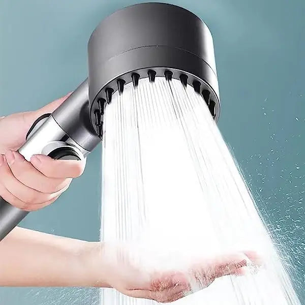 Filtered Shower Head with Pressure-Boosting Micro Plate and Push-Button Flow Control Avento Goods