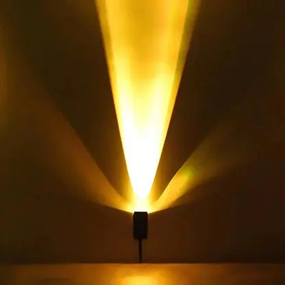 Solar Spotlight with Adjustable Zoom and RGB Warm White LEDs, Weather Resistant Housing Avento Goods