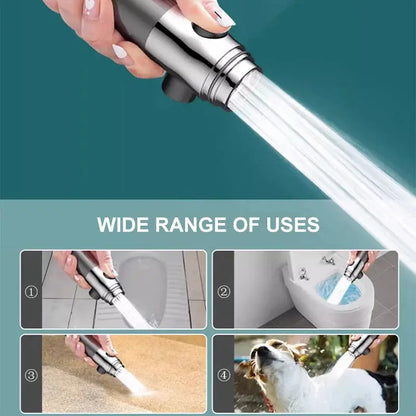 Filtered Shower Head with Pressure-Boosting Micro Plate and Push-Button Flow Control Avento Goods