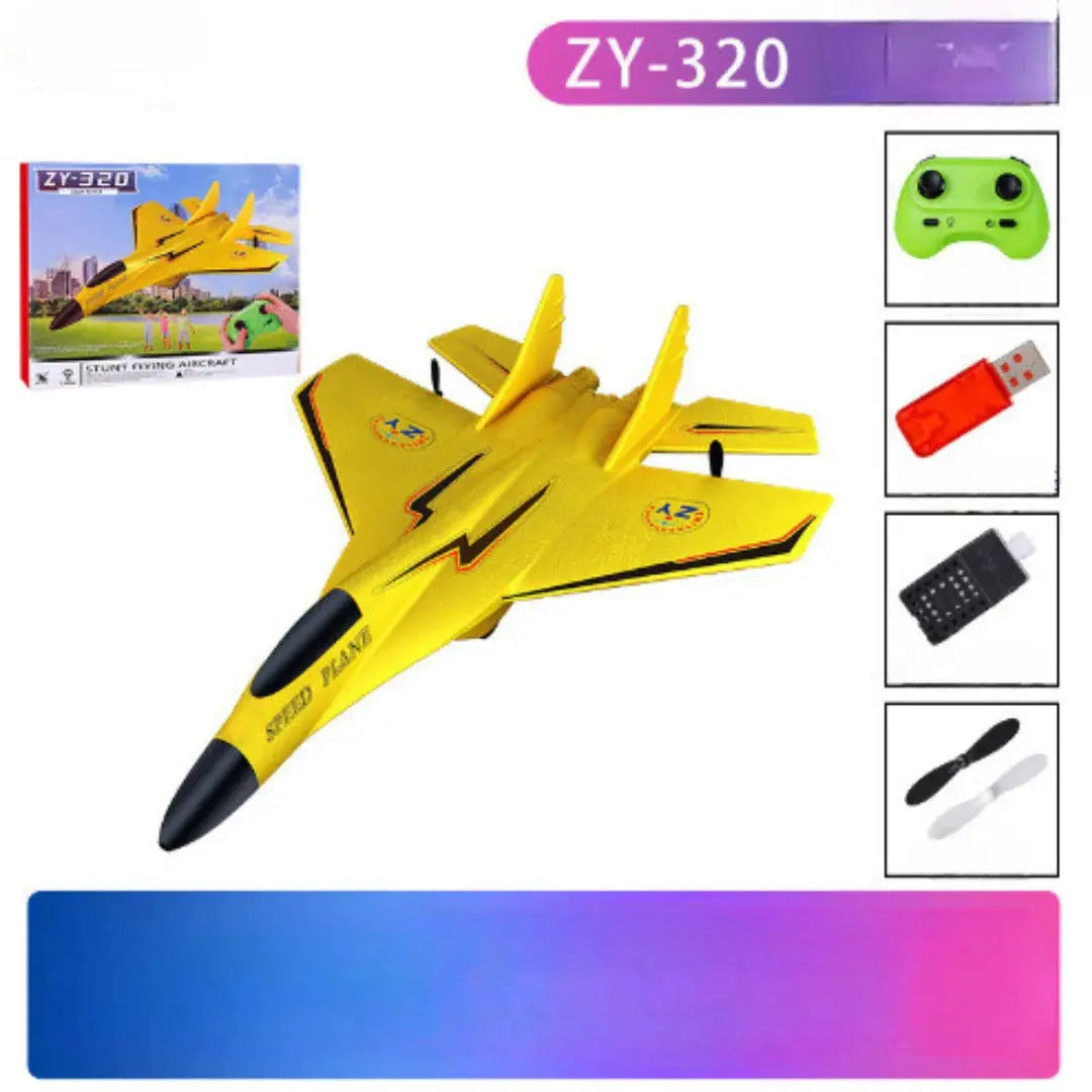 Remote Control Airplane with Impact-Resistant Frame and Stable Flight, USB Rechargeable Avento Goods
