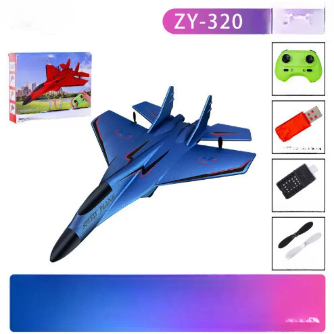 Remote Control Airplane with Impact-Resistant Frame and Stable Flight, USB Rechargeable Avento Goods
