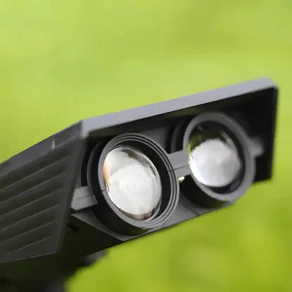 Solar Spotlight with Adjustable Zoom and RGB Warm White LEDs, Weather Resistant Housing Avento Goods