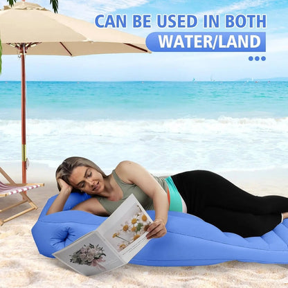 Pregnancy Support Pillow with Belly Cradle and Dual Air Chambers, Inflatable Avento Goods