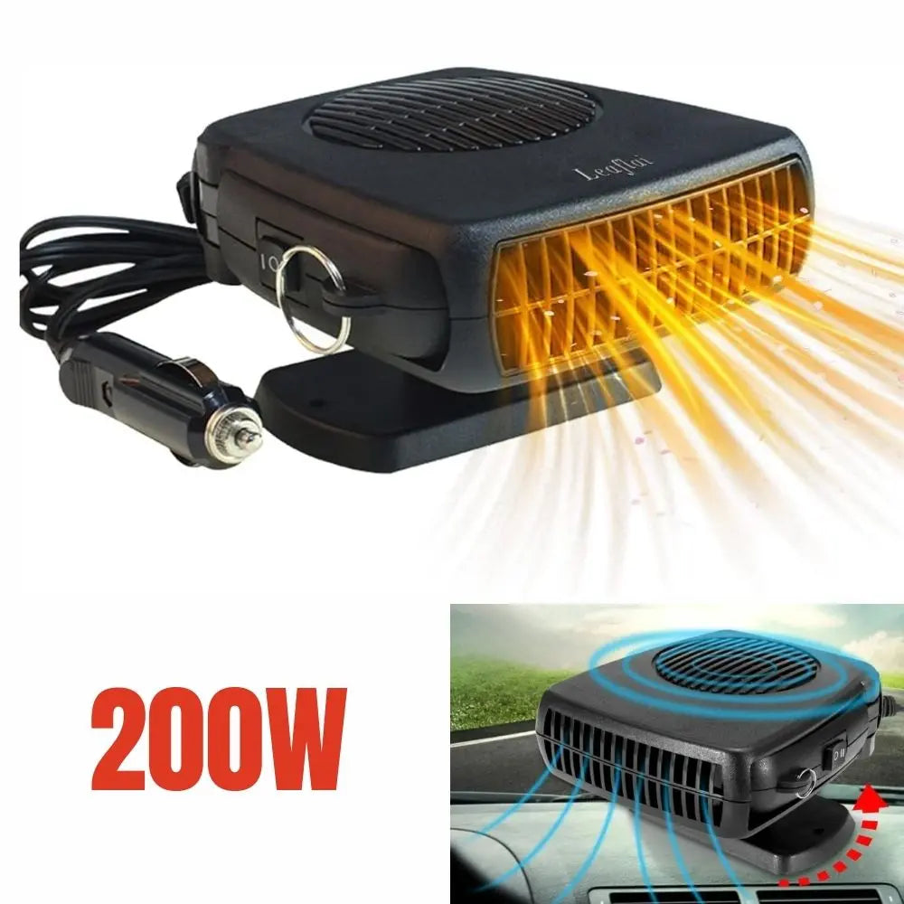 12V Car Heater with Ceramic Heating Element and Dual Heat/Fan Modes, 150-300W Avento Goods
