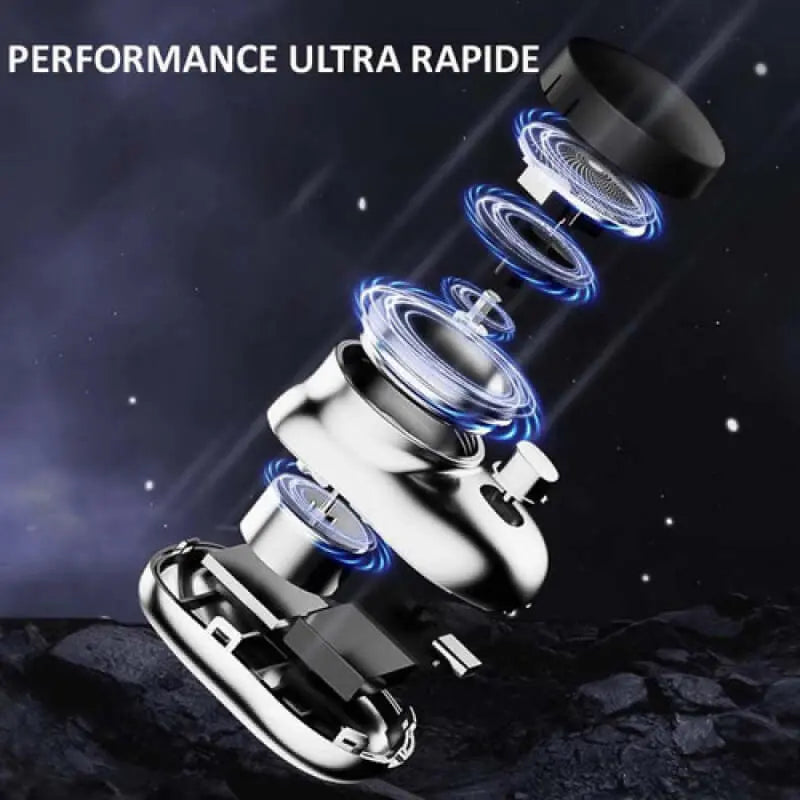 Electric Shaver for Men with Six-Blade System and Waterproof Aluminum Body, USB Fast Charge Avento Goods