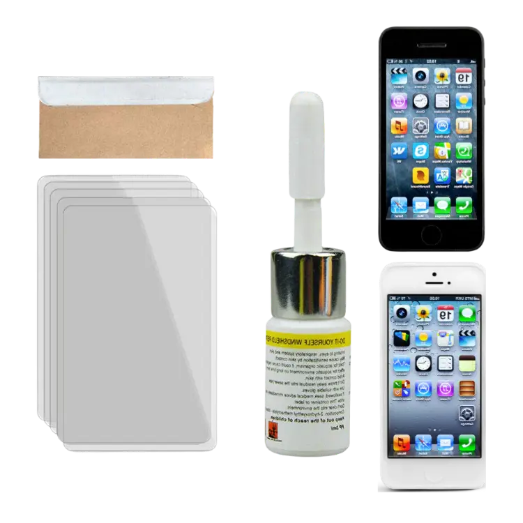 Phone Screen Repair Kit with Vacuum Bridge and Pre-Mixed Optical Resin, UV Cure Avento Goods