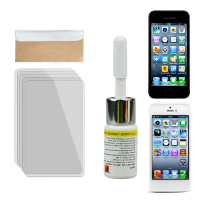 Phone Screen Repair Kit with Vacuum Bridge and Pre-Mixed Optical Resin, UV Cure Avento Goods